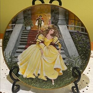 Cinderella Classic Fairy Tales Collector Plate Kaiser Gerda Neubacher